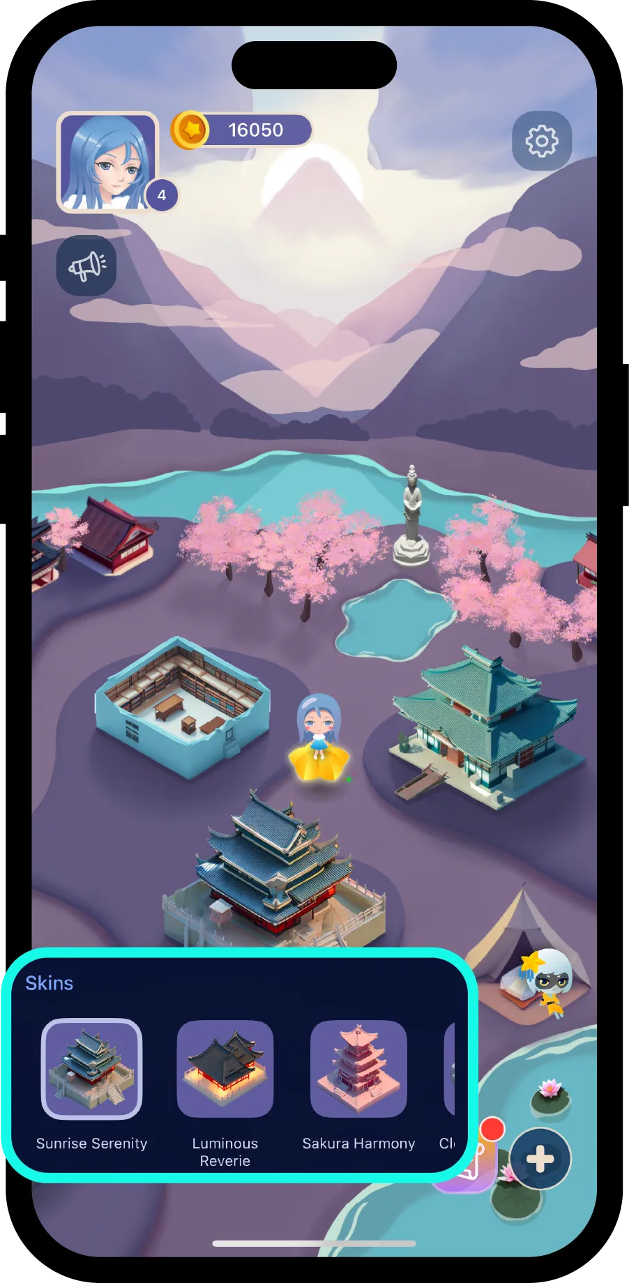 Staraxy's iOS app village screenshot