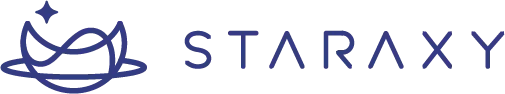 Staraxy's horizontal logo